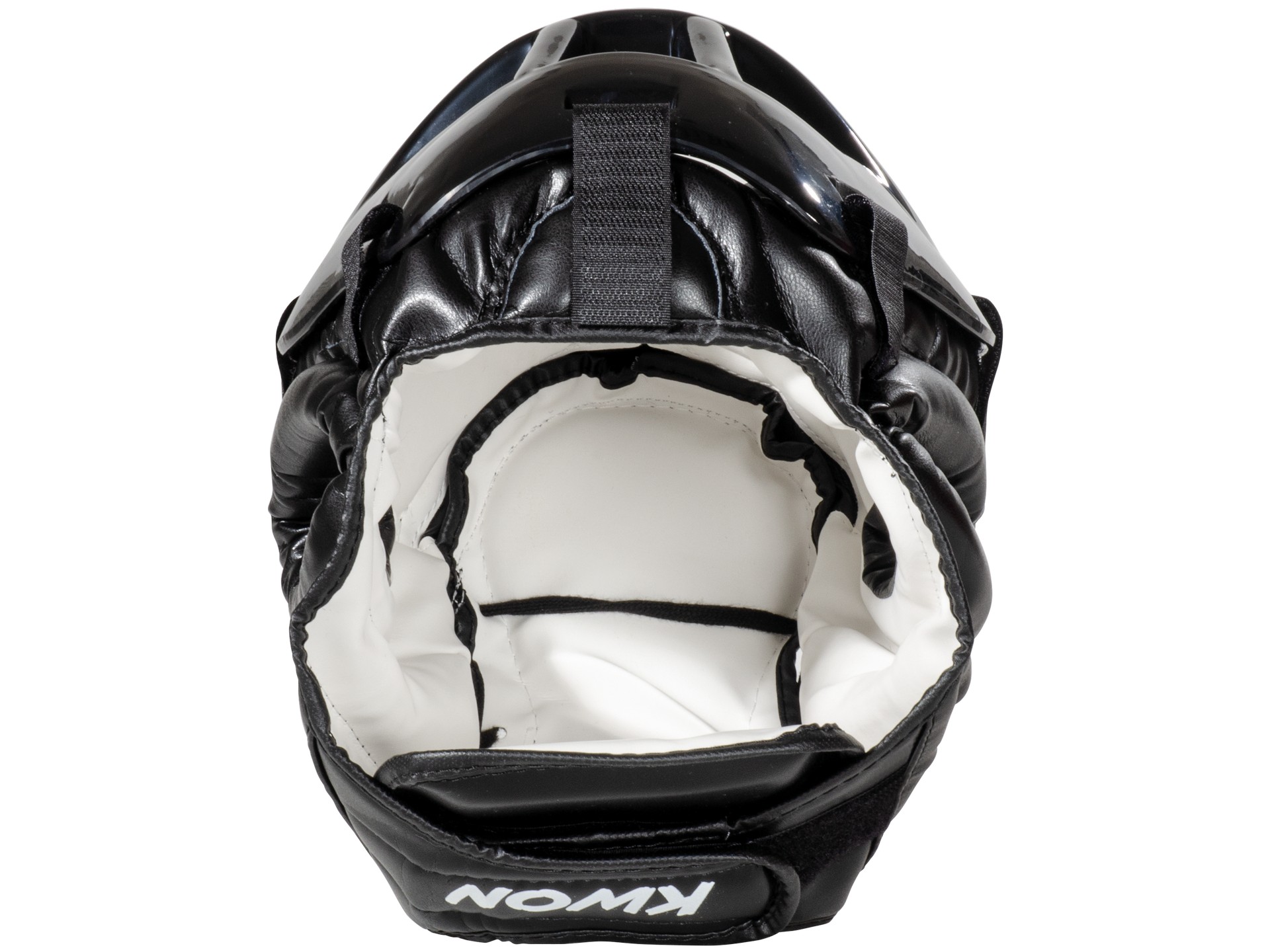 Head guard black line with top pad