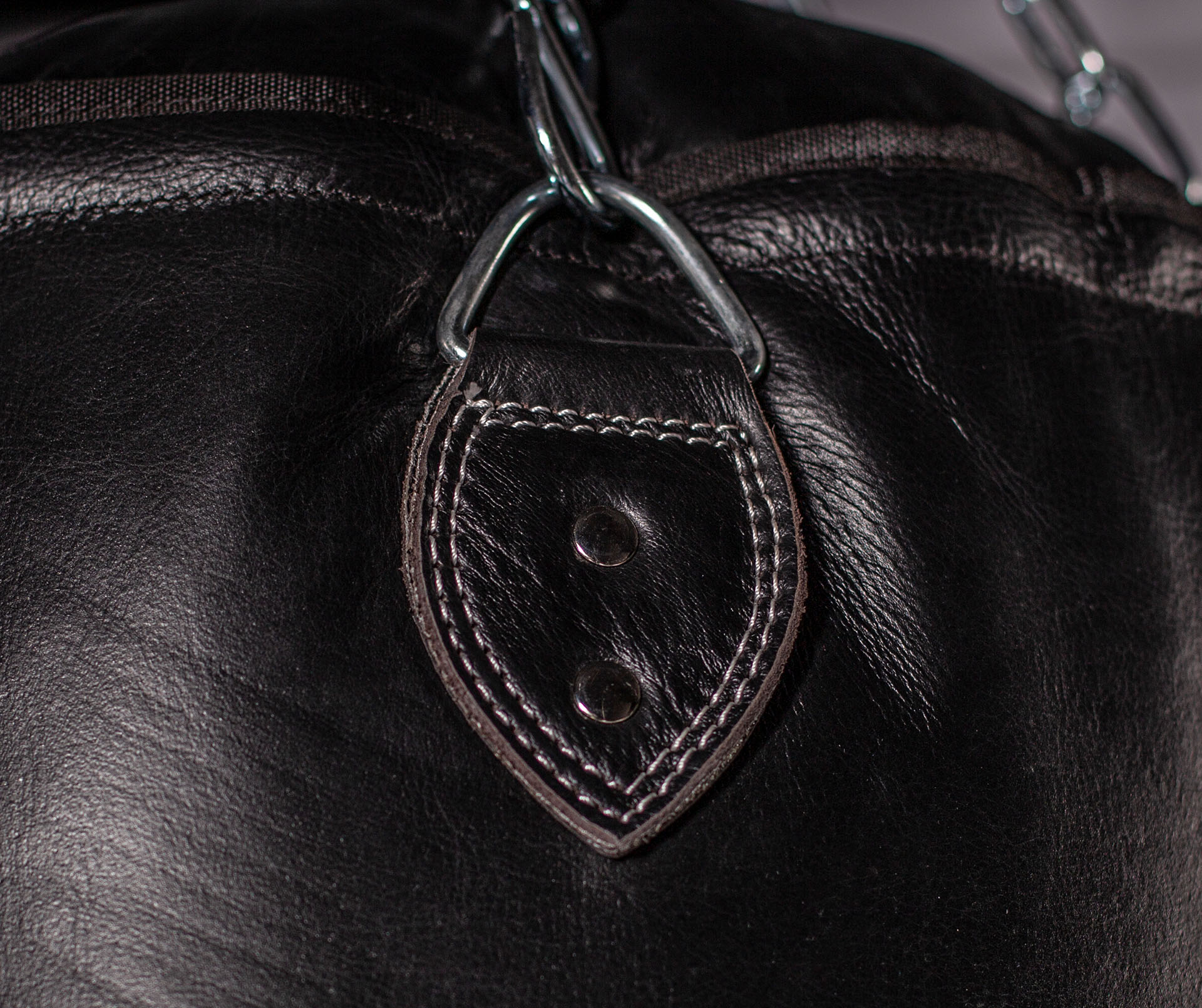 Heavy Leather Punching Bag heavy 120 cm filled