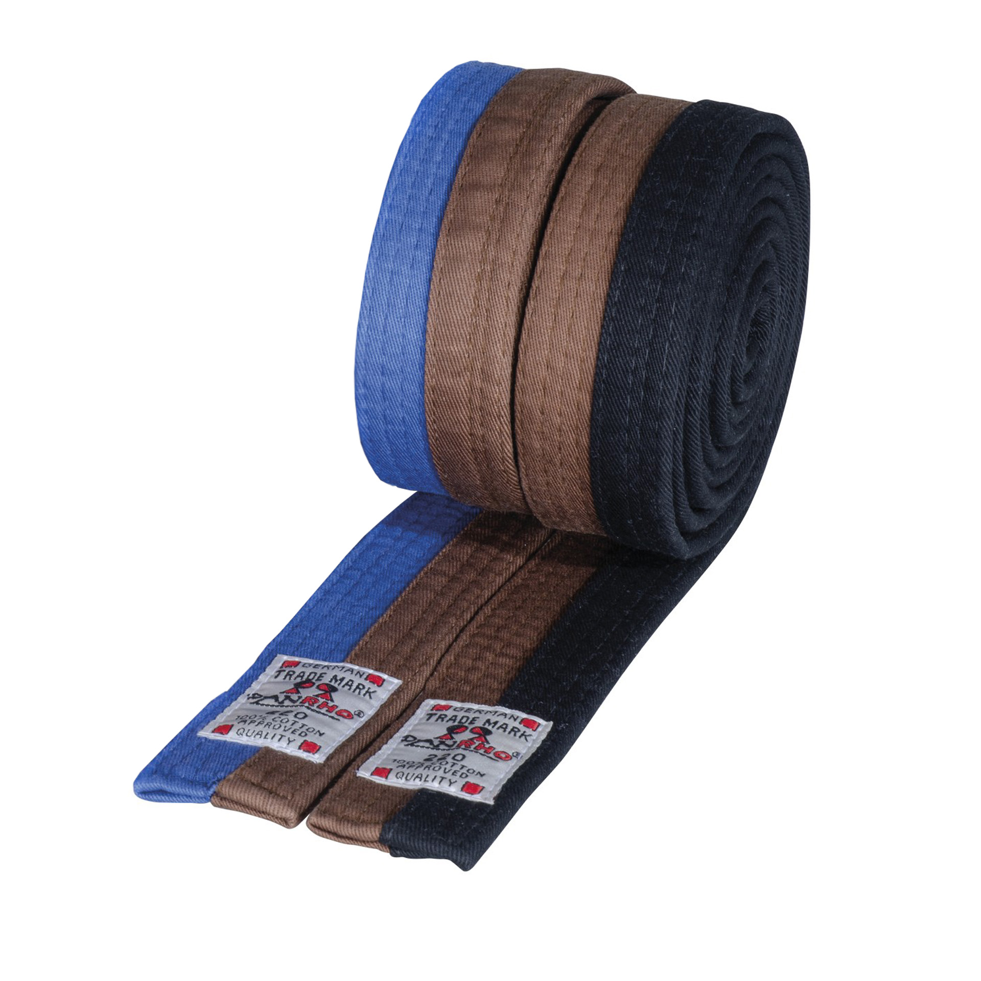 DANRHO martial arts belt two-colored - extra sizes