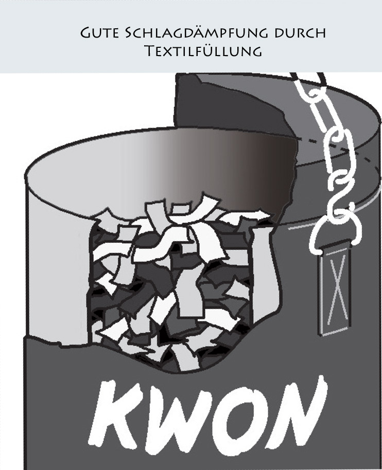 Punching Bag blue 100 cm filled