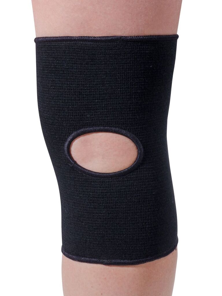 Knee guard stretch fabric reinforced