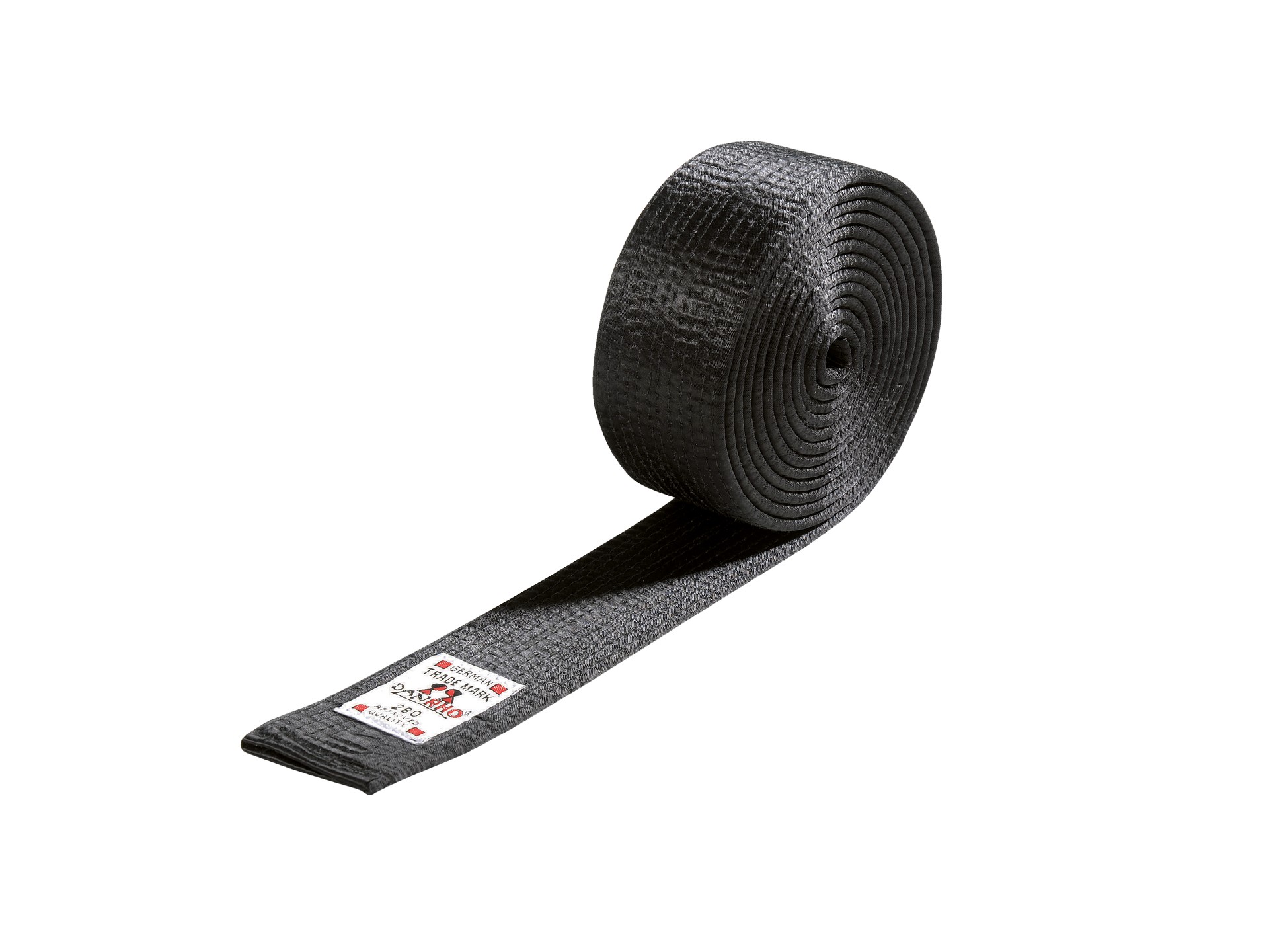 DANRHO black Budo belt 4 cm and 5 cm width