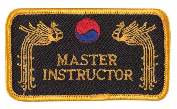 DANRHO Embroidered Emblem Master Instructor