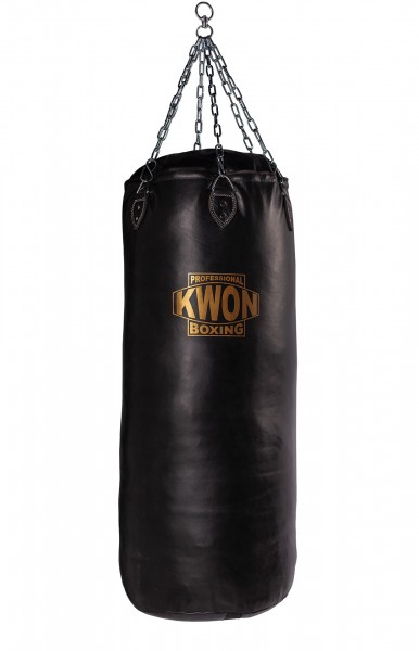 Leather sandbag heavy 120cm filled