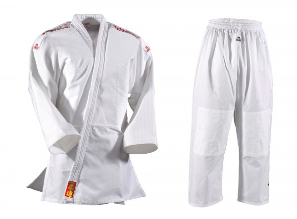 DANRHO Judo Uniform Yamanashi with shoulder stripes