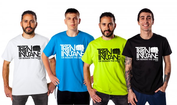 T-Shirt Chest print train insane