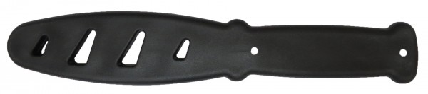 Training knife made of hard plastic