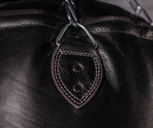 Leather sandbag heavy 120cm filled