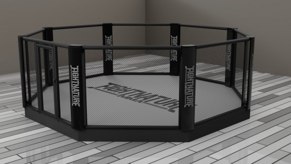 FIGHTNATURE MMA cage with platform