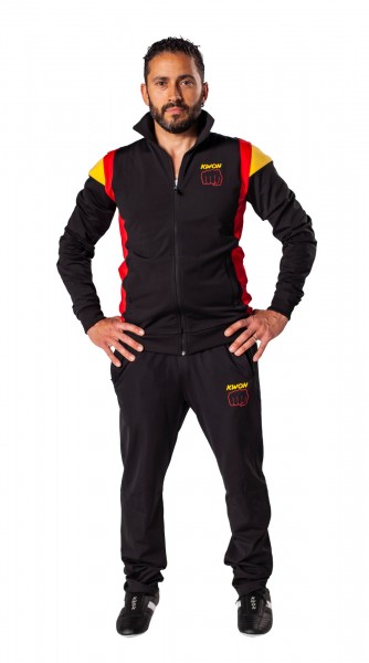 Tracksuit 1980 black/red/yellow