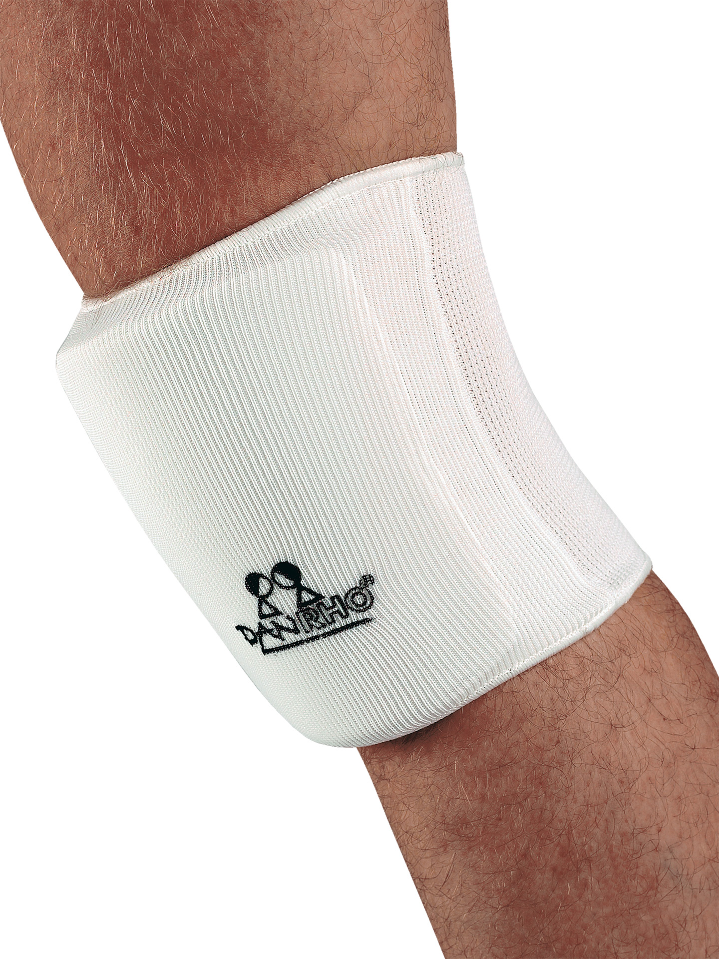DANRHO elastic Knee Guard / Pads / Protector fabric white for judo / ju