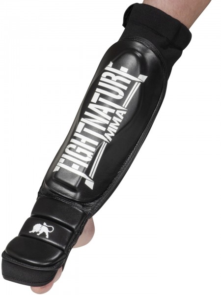 FIGHTNATURE Shin and Instep Guard Leather MMA